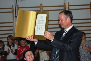 Podpis ekolistine v OŠ Koprivnica