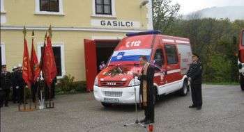 Na Sromljah novo gasilsko vozilo