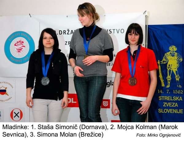 Vesni Kržan še tretji naslov članske državne prvakinje