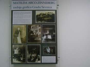 Zadnja lastnica sevniškega gradu - grofica Mathilde Arco-Zinneberg