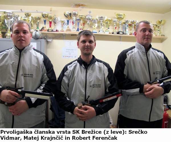 Brežiški strelci v 1.A državni ligi že drugi