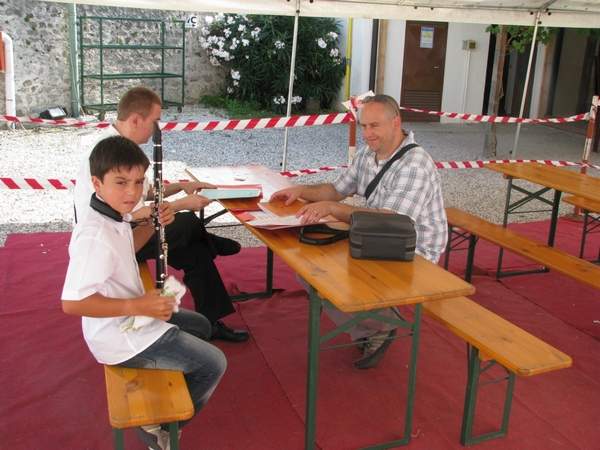 Uspeh klarinetista Matica Sotoška v Italiji