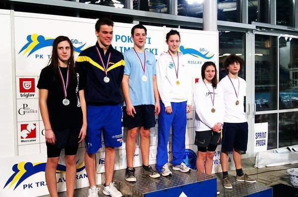 Krški plavalci na DP v Kranju osvojili štiri medalje