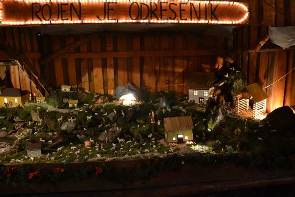 V Rovišču pri Studencu na ogled jaslice